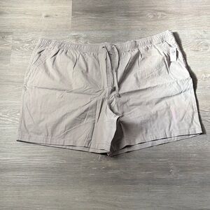 Old Navy Men's Twill Jogger Shorts with Elastic Waist and Drawstring, Size 4XLT